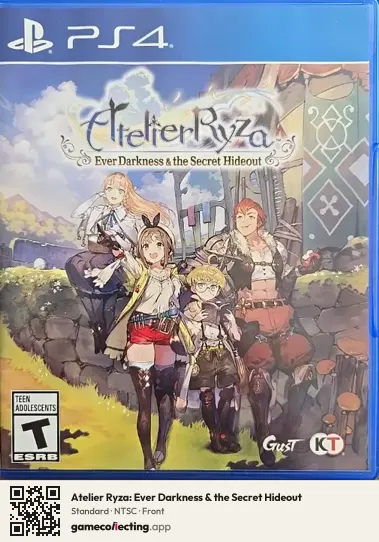 Atelier Ryza: Ever Darkness & the Secret Hideout PlayStation 4, NTSC box front