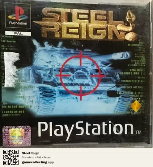 Steel Reign PlayStation, PAL box front