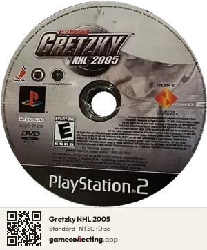 Gretzky NHL 2005 PlayStation 2, NTSC disc