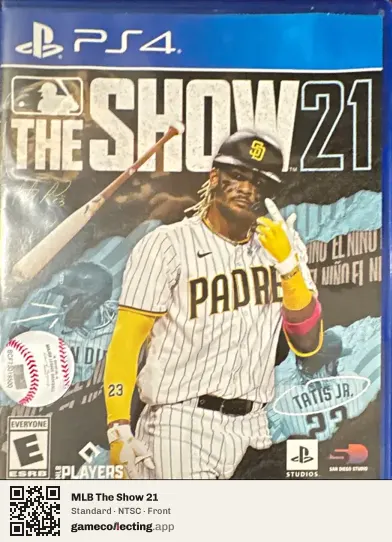 MLB The Show 21 PlayStation 4, NTSC box front