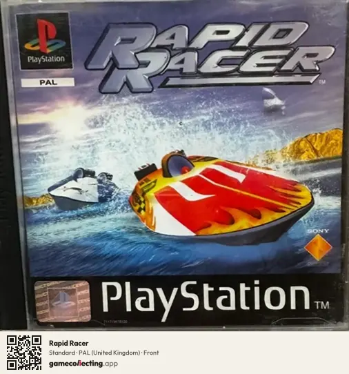 Rapid Racer PlayStation, United Kingdom box front