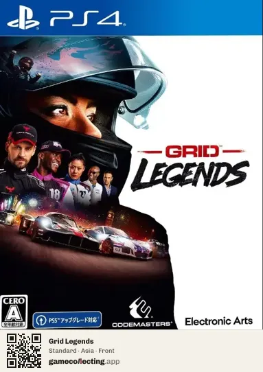 Grid Legends PlayStation 4, Asia box front