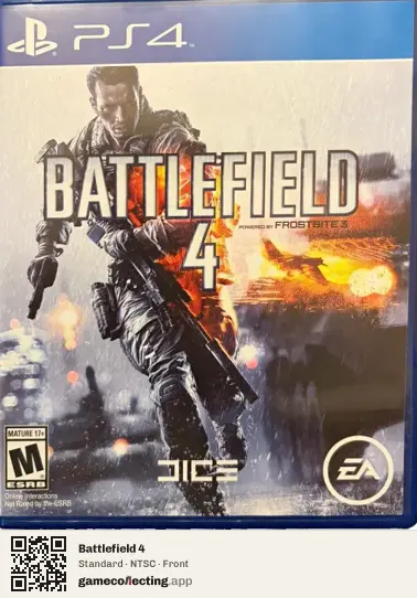 Battlefield 4 PlayStation 4, NTSC box front