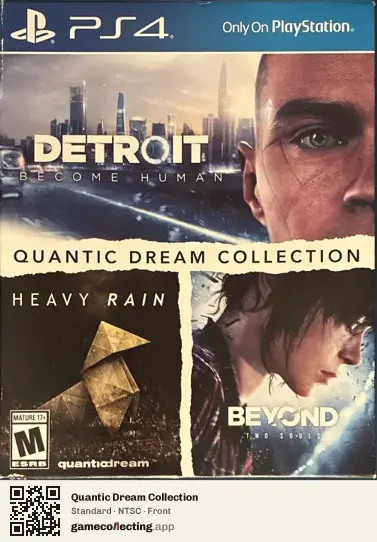 Quantic Dream Collection PlayStation 4, NTSC box front