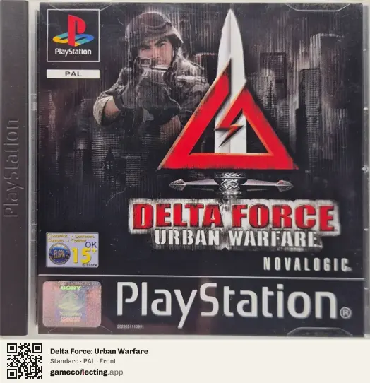 Delta Force: Urban Warfare PlayStation, PAL box front