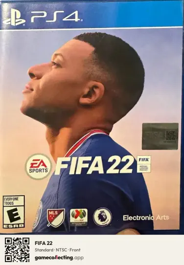 FIFA 22 PlayStation 4, NTSC box front