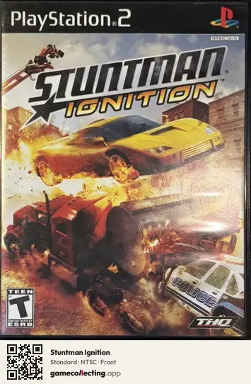 Stuntman Ignition PlayStation 2, NTSC box front