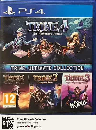 Trine: Ultimate Collection PlayStation 4, PAL box front