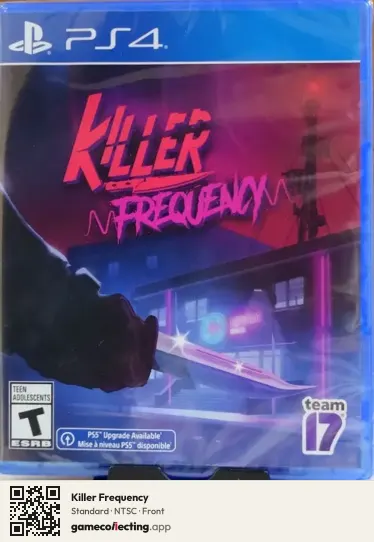 Killer Frequency PlayStation 4, NTSC box front