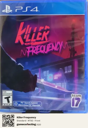 Killer Frequency PlayStation 4, NTSC box front