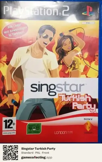 Singstar Turkish Party PlayStation 2, PAL box front