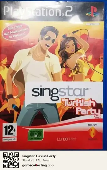Singstar Turkish Party PlayStation 2, PAL box front