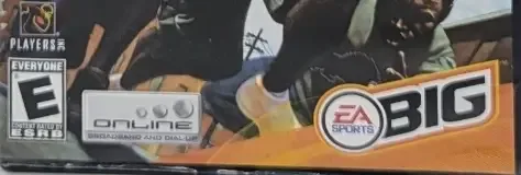 NFL Street, the ESRB box on its front