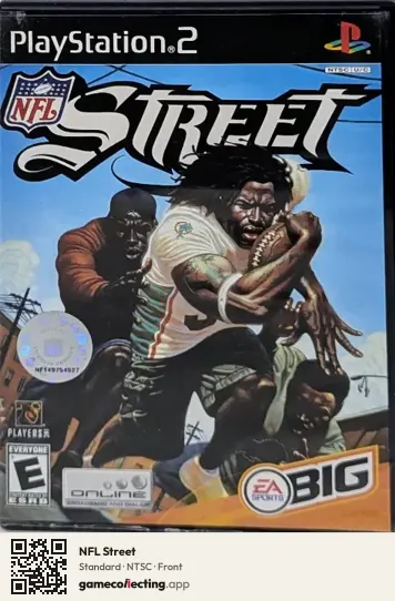NFL Street PlayStation 2, NTSC box front
