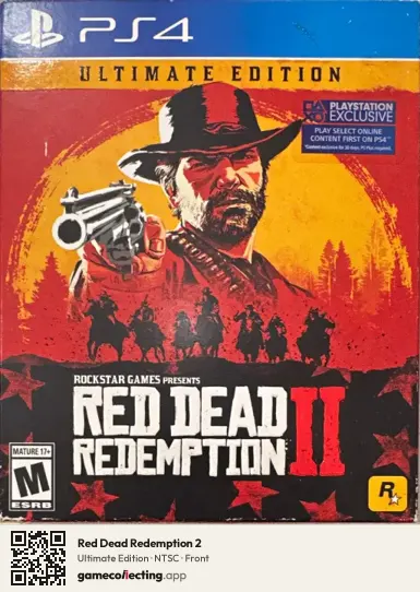 Red Dead Redemption 2 PlayStation 4, NTSC box front