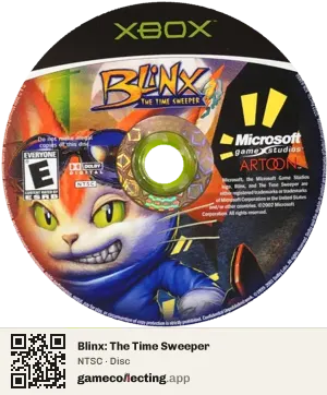 Blinx: The Time Sweeper Xbox, NTSC disc