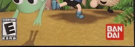 Ribbit King, the ESRB box on its front