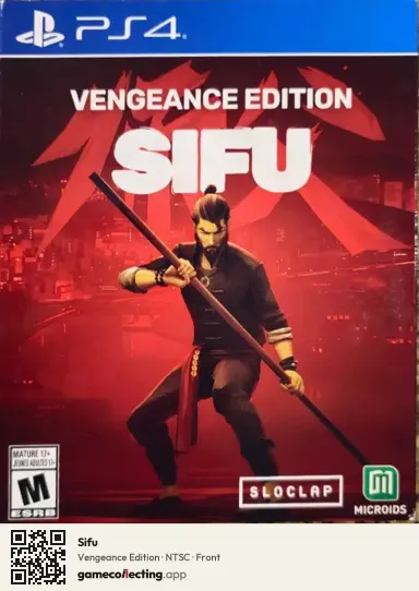 Sifu PlayStation 4, NTSC box front