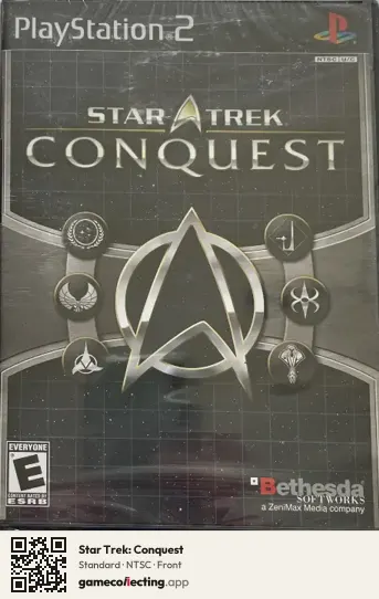 Star Trek: Conquest PlayStation 2, NTSC box front