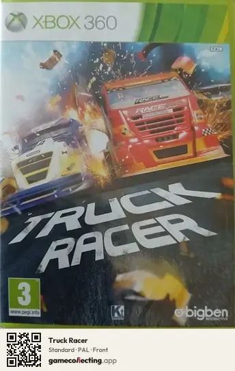 Truck Racer Xbox 360, PAL box front