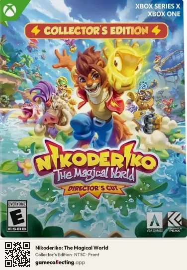 Nikoderiko: The Magical World Xbox Series X, NTSC box front