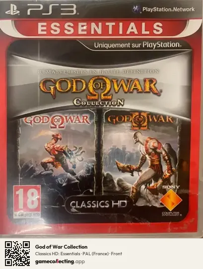 God of War Collection PlayStation 3, France box front