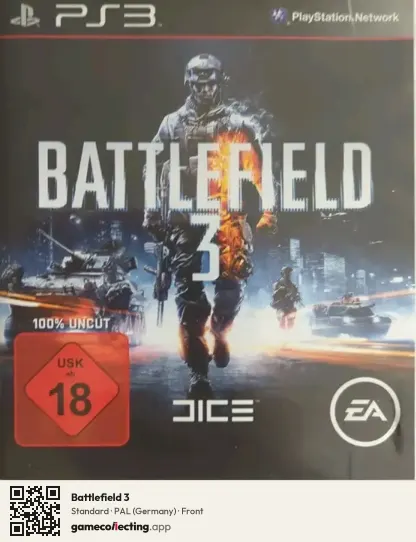 Battlefield 3 PlayStation 3, Germany box front