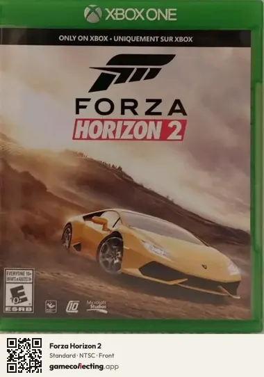 Forza Horizon 2 Xbox One, NTSC box front