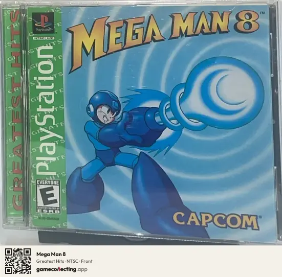 Mega Man 8 PlayStation, NTSC box front
