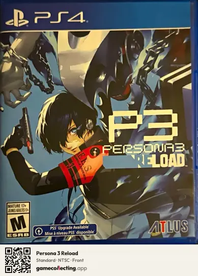 Persona 3 Reload PlayStation 4, NTSC box front