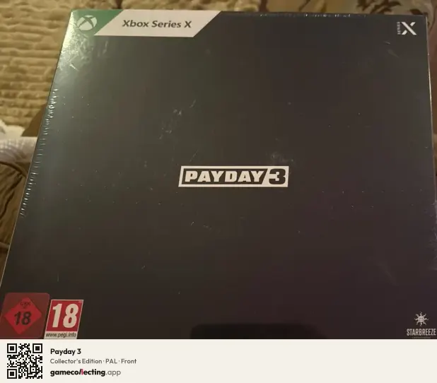 Payday 3 Xbox Series X, PAL box front