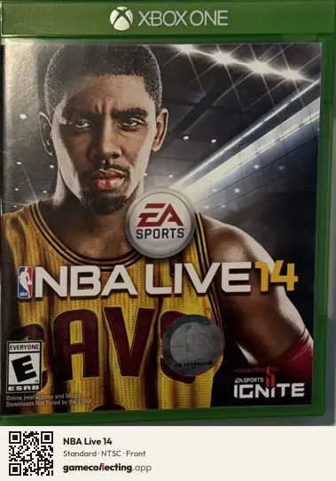 NBA Live 14 Xbox One, NTSC box front