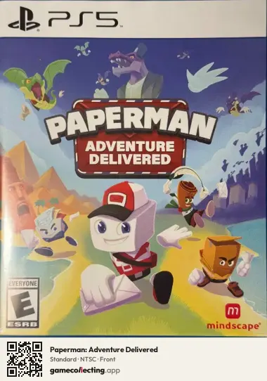 Paperman: Adventure Delivered PlayStation 5, NTSC box front