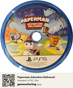 Paperman: Adventure Delivered PlayStation 5, NTSC disc