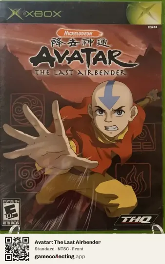 Avatar: The Last Airbender Xbox, NTSC box front