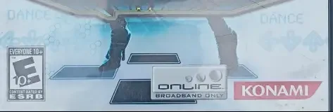 Dance Dance Revolution SuperNova 2, the ESRB box on its front