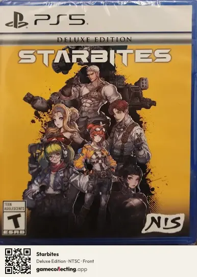 Starbites PlayStation 5, NTSC box front