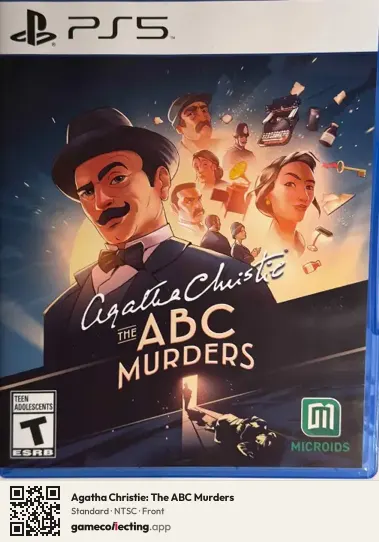 Agatha Christie: The ABC Murders PlayStation 5, NTSC box front