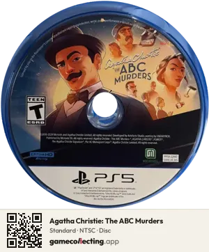 Agatha Christie: The ABC Murders PlayStation 5, NTSC disc