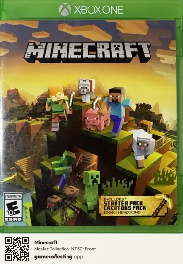 Minecraft Xbox One, NTSC box front