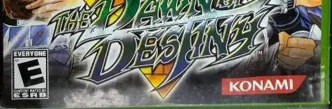 Yu-Gi-Oh! The Dawn of Destiny, the ESRB box on its front