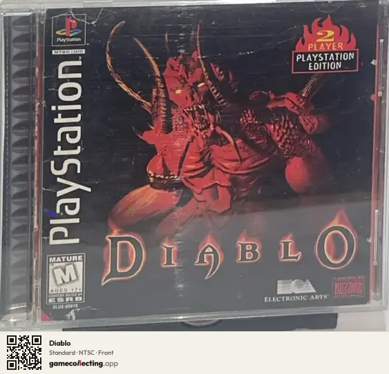 Diablo PlayStation, NTSC box front