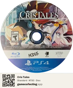 Cris Tales PlayStation 4, NTSC disc