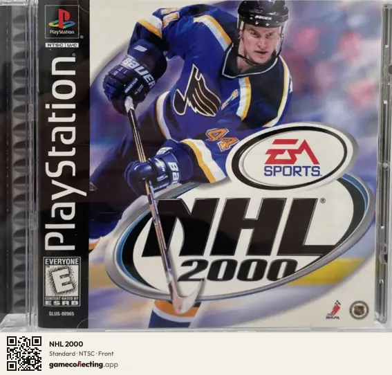 NHL 2000 PlayStation, NTSC box front