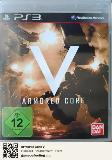 Armored Core V PlayStation 3, Germany box front