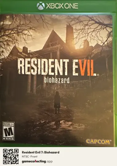 Resident Evil 7: Biohazard Xbox One, NTSC box front