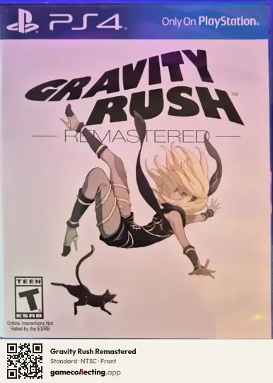 Gravity Rush Remastered PlayStation 4, NTSC box front