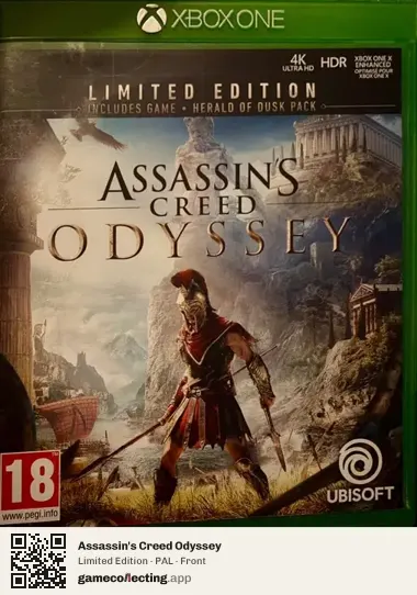 Assassin's Creed Odyssey Xbox One, PAL box front
