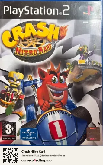 Crash Nitro Kart PlayStation 2, Netherlands box front