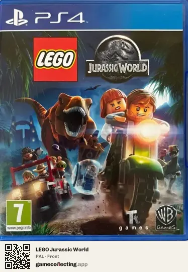 LEGO Jurassic World PlayStation 4, PAL box front